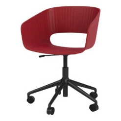 Maree 405 Office Chair - 5-Star Base W/ Casters -Danish Design Store Montana Maree 405 Shell Beetroot Perspective
