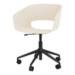 Maree 405 Office Chair - 5-Star Base W/ Casters -Danish Design Store Montana Maree 405 Shell Oat Perspective