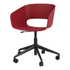 Maree 406 Office Chair - 5-Star Base W/ Casters 13 Maree 406 Office Chair - 5-Star Base W/ Casters -Danish Design Store Montana Maree 406 Shell Beetroot Perspective
