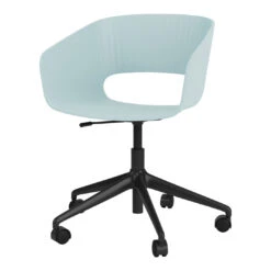 Maree 406 Office Chair - 5-Star Base W/ Casters 14 Maree 406 Office Chair - 5-Star Base W/ Casters -Danish Design Store Montana Maree 406 Shell Flint Perspective