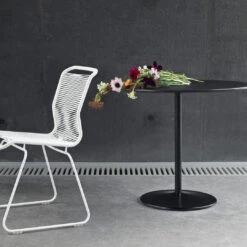 Panton Table 20 Panton Table -Danish Design Store Montana PantonOne Snow PantonTable Black linoleum Ambient02 s100 2016 W