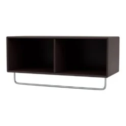 Coat Shelf W/ Clothes Rack -Danish Design Store Montana Selection COAT Balsamic Suspended Perspective