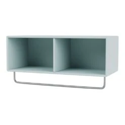 Coat Shelf W/ Clothes Rack -Danish Design Store Montana Selection COAT Flint Suspended Perspective