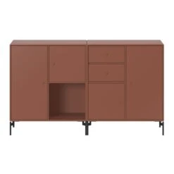 Couple Sideboard With Legs -Danish Design Store Montana Selection COUPLE Legs Hazelnut