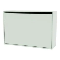 Hide Shoe Cabinet W/ Flip-Drawer 33 Hide Shoe Cabinet W/ Flip-Drawer -Danish Design Store Montana Selection HIDE Mist Perspective