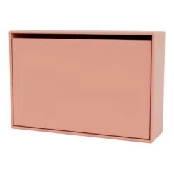 Hide Shoe Cabinet W/ Flip-Drawer 34 Hide Shoe Cabinet W/ Flip-Drawer -Danish Design Store Montana Selection HIDE Rhubarb Perspective