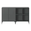Pair Sideboard With Legs -Danish Design Store Montana Selection PAIR Legs Anthracite