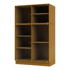 Ripple III Vitrine Cabinet -Plinth 37 Ripple III Vitrine Cabinet -Plinth -Danish Design Store Montana Selection RIPPLE III Amber Plinth H7 Perspective