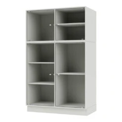 Ripple III Vitrine Cabinet -Plinth 27 Ripple III Vitrine Cabinet -Plinth -Danish Design Store Montana Selection RIPPLE III Nordic Plinth H7 Perspective