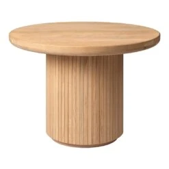Gubi Moon Coffee Table 17 Gubi Moon Coffee Table -Danish Design Store Moon CoffeeTable Round 60x45 Wood SolidOakOiled ItemNr 10055385