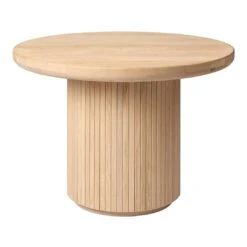 Gubi Moon Coffee Table 18 Gubi Moon Coffee Table -Danish Design Store Moon CoffeeTable Round 60x45 Wood SolidOakSoap ItemNr 10055386