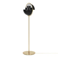 Gubi Multi-Lite Floor Lamp 27 Gubi Multi-Lite Floor Lamp -Danish Design Store Multi Lite FloorLamp Brass Black Side Off