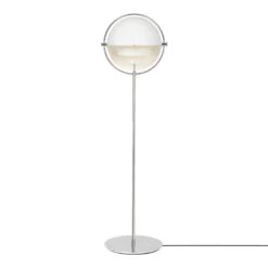 Gubi Multi-Lite Floor Lamp 19 Gubi Multi-Lite Floor Lamp -Danish Design Store Multi Lite FloorLamp Chrome White Front On