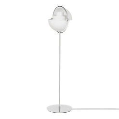Gubi Multi-Lite Floor Lamp 25 Gubi Multi-Lite Floor Lamp -Danish Design Store Multi Lite FloorLamp Chrome White Side Off