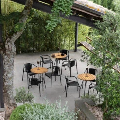 NAMI Outdoor Dining Chair W/ Armrest 29 NAMI Outdoor Dining Chair W/ Armrest -Danish Design Store NAMI Dining armest balck CIRCUM bamboo HOUE 7196 high