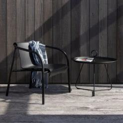 NAMI Outdoor Lounge Chair -Danish Design Store NAMI Lounge black EYELET black HOUE 4704 high