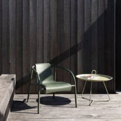 NAMI Outdoor Lounge Chair -Danish Design Store NAMI Lounge olivegreen EYELET pistachio HOUE 4613 high