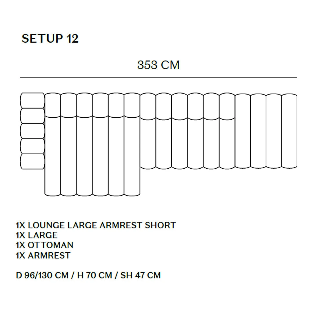 Studio Modular Sofa - Setup 12 4 Studio Modular Sofa - Setup 12 - Image 2