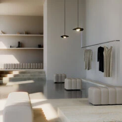 Studio Bench -Danish Design Store NORR11 West Timber Court Studio Pouf and Bench 5 Web