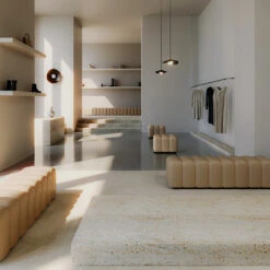 Studio Bench -Danish Design Store NORR11 West Timber Court Studio Pouf and Bench 1