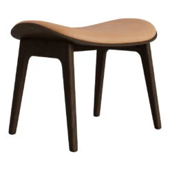 Elephant Lounge Stool - Seat Upholstered 28 Elephant Lounge Stool - Seat Upholstered -Danish Design Store NORR11Elephant Lounge Stool UpholsteredDunes Camel 21004 Oak Dark Smoked