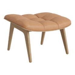 Mammoth Ottoman -Danish Design Store NORR11Mammoth OttomanDunes Camel 21004 Oak Natural