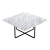 OX Denmarq Ninety Table -Danish Design Store Ninety 60x60 carrara black frame