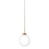 Apiales 1 Pendant -Danish Design Store Nuura Apiales 1 Large brushed brass opal off 300dpi AW22