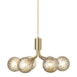 Apiales 6 Chandelier 25 Apiales 6 Chandelier -Danish Design Store Nuura Apiales 6 brushed brass optic gold 1 300dpi AW22