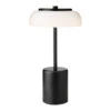 Blossi Mini Portable Table Lamp -Danish Design Store Nuura Blossi Table Mini Portable Black Opal Packshot 3