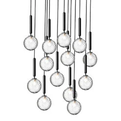 Miira 13 Chandelier 20 Miira 13 Chandelier -Danish Design Store Nuura Miira 13 rock grey optic on 300ppi SS18 2362x3543px