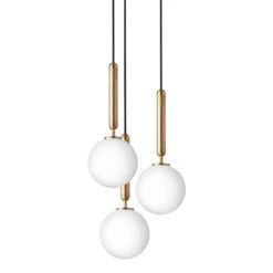 Miira 3 Chandelier -Danish Design Store Nuura Miira 3 brass opal off 300ppi AW20 2362x3543px