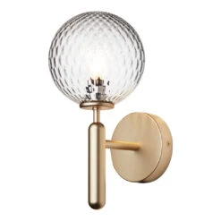 Miira Wall Light -Danish Design Store Nuura Miira Wall Brass Optic Clear 2 300dpi
