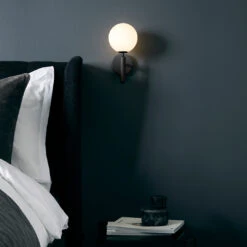 Miira Wall Light -Danish Design Store Nuura Miira wall opal lifestyle 1