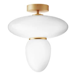 Rizzatto 42 Ceiling Fixture -Danish Design Store Nuura Rizzatto 42 satin brass OFF 300ppi SS21 2362x3543px