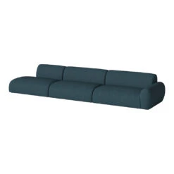 Nuvol 3 Modules W/ Large Corner & Open End - Left -Danish Design Store Nuvol3Moduleswithlargecornerandopenend left BaizeDustBlue FR TSCA00 082 08 00084 angle