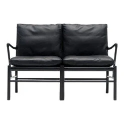 OW149-2 Colonial Sofa 17 OW149-2 Colonial Sofa -Danish Design Store OW149 2 Colonialsofa SIF98black oak paintedblack front