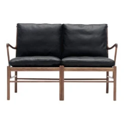 OW149-2 Colonial Sofa 16 OW149-2 Colonial Sofa -Danish Design Store OW149 2 Colonialsofa SIF98black walnut oil front