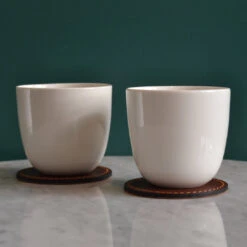 OX Denmarq OX Leather Coaster - 5 Pcs -Danish Design Store OX COASTERS photo