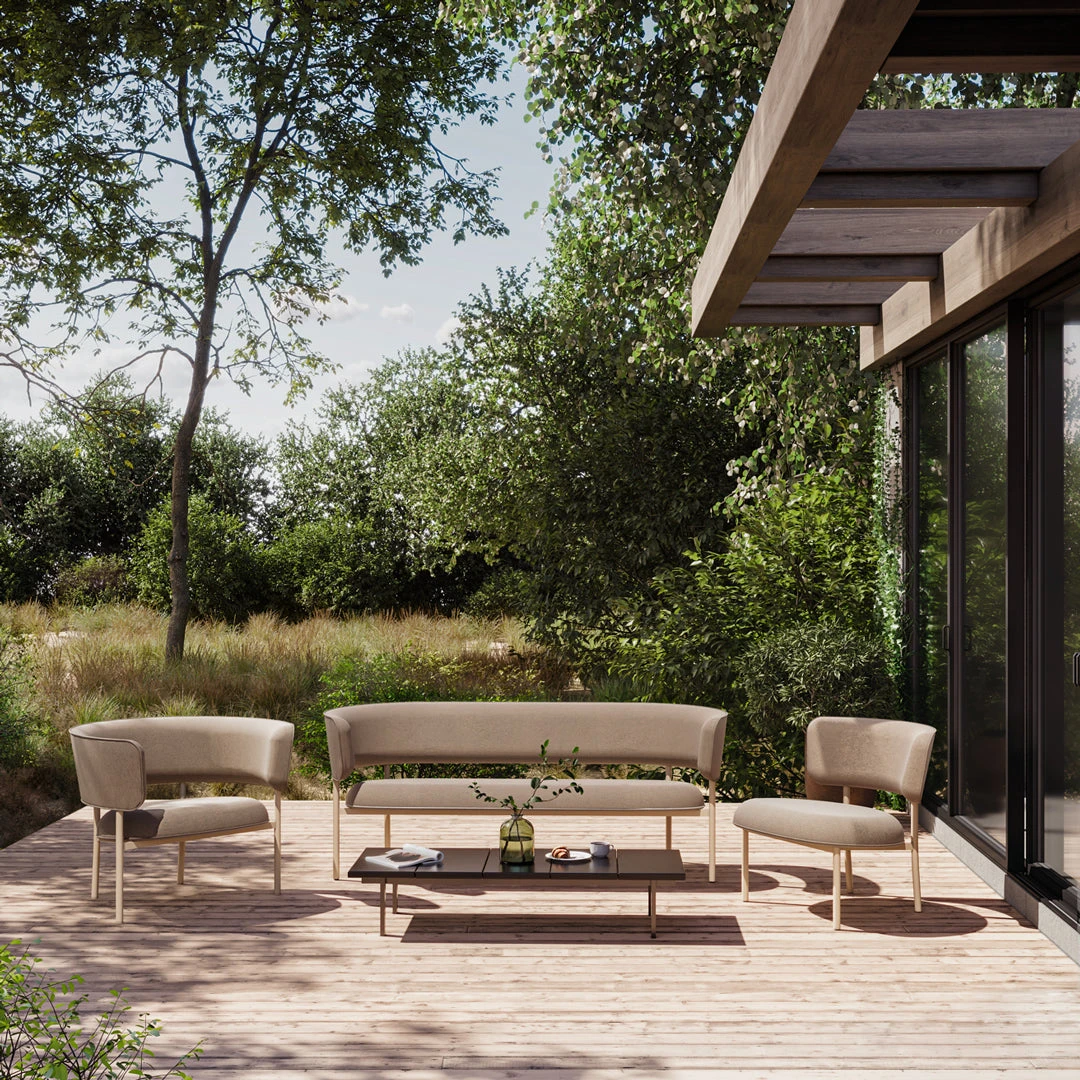 Font Outdoor Lounge Armchair 4 Font Outdoor Lounge Armchair - Image 2