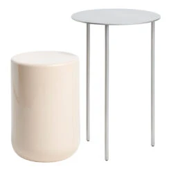 The Pair Side Table - Small 15 The Pair Side Table - Small -Danish Design Store PAIR S sandblasted steel beige ceramic 883fa0eb 2371 47da ab1d 889485d01d22