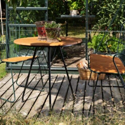 Circum Outdoor Cafe Table 30 Circum Outdoor Cafe Table -Danish Design Store PAON Bench Dining pine green CIRCUM bamboo HOUE 5519 high