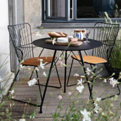 Circum Outdoor Cafe Table 31 Circum Outdoor Cafe Table -Danish Design Store PAON Dining black CIRCUM black HOUE 5904 high