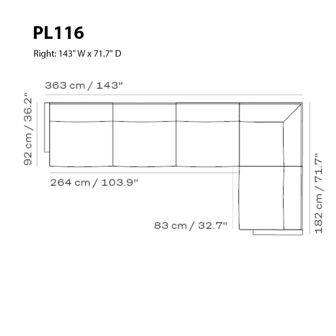 Fritz Hansen Lissoni Sofa - 5-Seater W/ Corner 6 Fritz Hansen Lissoni Sofa - 5-Seater W/ Corner - Image 4