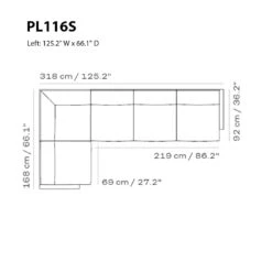 Fritz Hansen Lissoni Sofa - 5-Seater W/ Corner