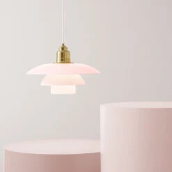 Louis Poulsen PH 3½-3 Glass Pendant 25 Louis Poulsen PH 3½-3 Glass Pendant -Danish Design Store PaleRose23 PH353 Table Rose background Studio