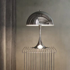 Louis Poulsen Panthella 320 Table Lamp -Danish Design Store Panthella Chrome 320 MINI SS21 02 07272