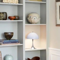 Louis Poulsen Panthella 250 Table Lamp -Danish Design Store PanthellaMini Grey Opal Interior SS22 08462