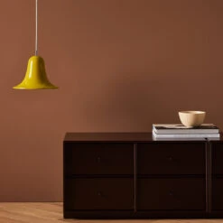 Verpan Pantop Pendant 36 Verpan Pantop Pendant -Danish Design Store Pantop23 WarmYellow Pendant Bench Wide HR