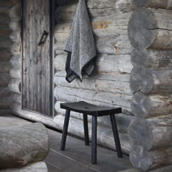 Periferia Stool -Danish Design Store Periferia sauna stool black